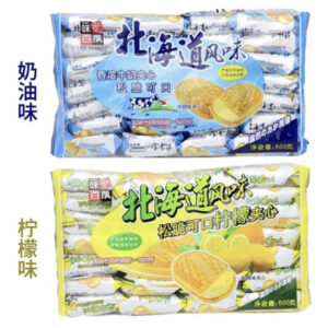 味觉百撰-北海道柠檬夹心饼干 600g*12包