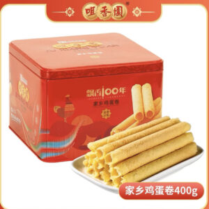 咀香园-方罐家乡鸡蛋卷 400g*12罐
