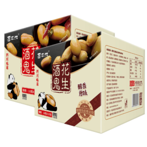 百世兴-熊猫版酒鬼花生（原味）18g*20包*12盒
