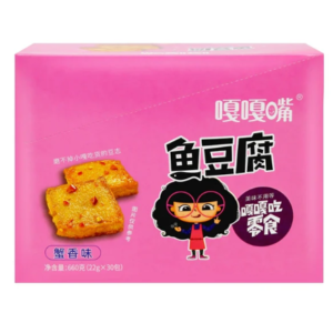 嘎嘎嘴鱼豆腐（蟹香味）20g*30包*12盒
