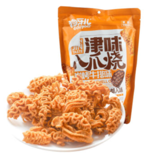 狗牙儿-津味八爪烧（碳烤牛排味）288g*12包