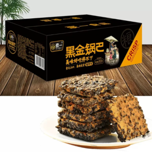 豪一黑金锅巴（蟹黄味）500g*10盒