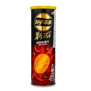乐事-薯片工坊辣椒粒薯片（香辣小龙虾）104g*24罐