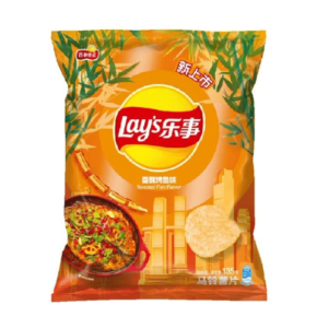 乐事薯片香脆酥烤鱼味70g*22包