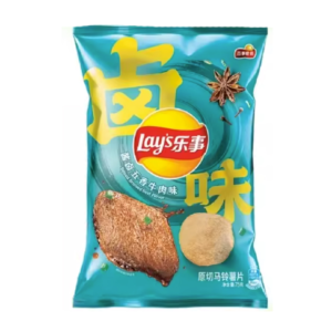 乐事薯片酱卤五香牛肉味70g*22包